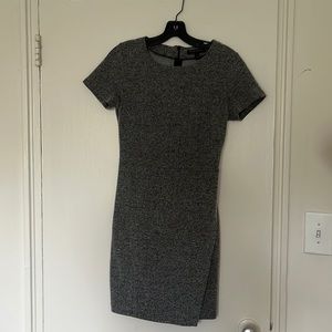 Grey Banana Republic short sleeve sheath dress